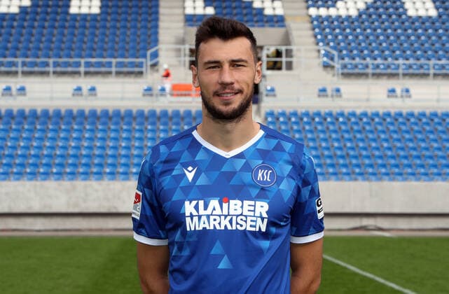 Karlsruher SC portrait appointment season 2020 2021 Lukas Fröde, Karlsruher SC, 2 Bundesliga, portrait appointment 2020 2021