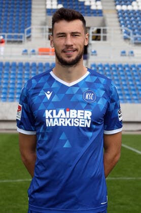 Karlsruher SC portrait appointment season 2020 2021 Lukas Fröde, Karlsruher SC, 2 Bundesliga, portrait appointment 2020 2021