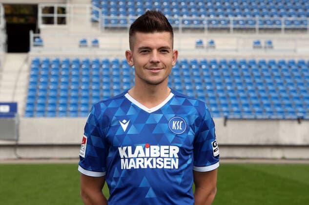 Karlsruher SC portrait appointment season 2020 2021 Marvin Wanitzek, Karlsruher SC, 2 Bundesliga, portrait appointment 2020 2021