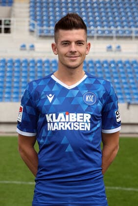 Karlsruher SC portrait appointment season 2020 2021 Marvin Wanitzek, Karlsruher SC, 2 Bundesliga, portrait appointment 2020 2021