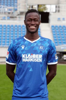 Karlsruher SC portrait appointment season 2020 2021 Babacar Gueye, Karlsruher SC, 2 Bundesliga, portrait appointment 2020 2021