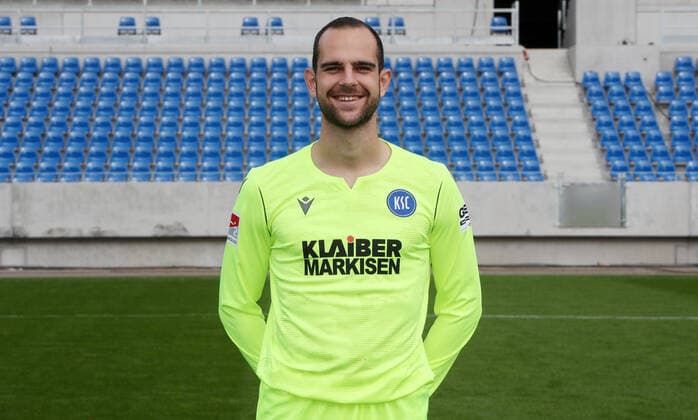 Karlsruher SC portrait appointment season 2020 2021 Marius Gersbeck, Karlsruher SC, 2 Bundesliga, portrait appointment 2020 2021