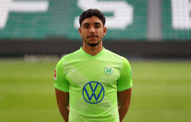 Omar Marmoush VfL Wolfsburg 1 BL, portrait date 2020 2021, Wolfsburg