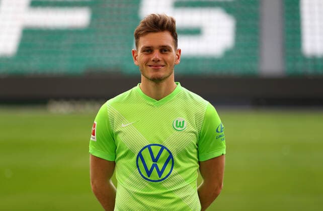Tim Siersleben VfL Wolfsburg 1 BL, portrait date 2020 2021, Wolfsburg