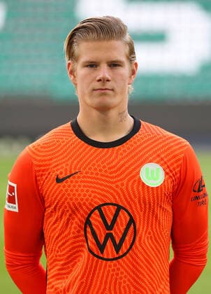 Goalkeeper Lino Kasten VfL Wolfsburg 1 BL, portrait date 2020 2021, Wolfsburg