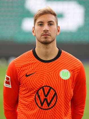 Goalkeeper Niklas Klinger VfL Wolfsburg 1 BL, portrait date 2020 2021, Wolfsburg