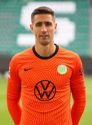 Goalkeeper Koen Casteels VfL Wolfsburg 1 BL, portrait date 2020 2021, Wolfsburg