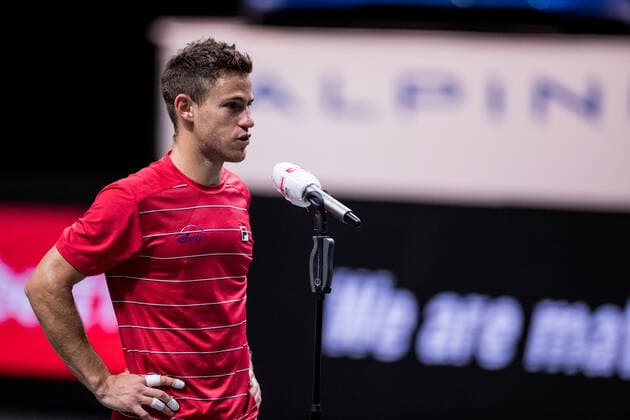 bett1HULKS Championship ATP 250 Cologne, 22 10 2020 Diego SCHWARTZMAN ARG interview bett1HULKS Championship ATP 250 on 22 10 2020 in Cologne LANXESSarena , Germany Copyright: xBEAUTIFULxSPORTS Wunderlx