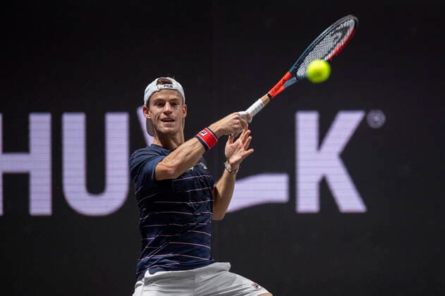 In Diego SCHWARTZMAN ARG , Oscar OTTE GER vs Diego SCHWARTZMAN ARG , TENNIS, bett1HULKS Championship, 22 10 2020, GER, TENNIS, ATP TOUR, bett1HULKS Championship,Oscar OTTE GER vs Diego SCHWARTZMAN ARG , 22 10 2020 COLOGNE Copyright: xEibnerxPressefotox xBenjaminxSOELZERx EP_BSO