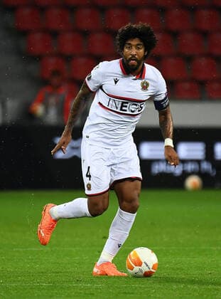 22 10 2020, xjhx, Soccer UEFA Europa League, Bayer 04 Leverkusen OGC Nice emspor, v l Dante OGC Nice FREE CASE DFL DFB REGULATIONS PROHIBIT ANY USE OF PHOTOGRAPHS as IMAGE SEQUENCES and or QUASI VIDEO Leverkusen