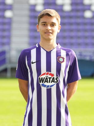 Team presentation Erz Aue Fussball 2 Bundesliga Noah Baumann, FC Erzgebirge Aue 2 Bundesliga, portrait date 2020 2021 , Aue, 22 10 2020, Erzgebirgsstadion, soccer ,