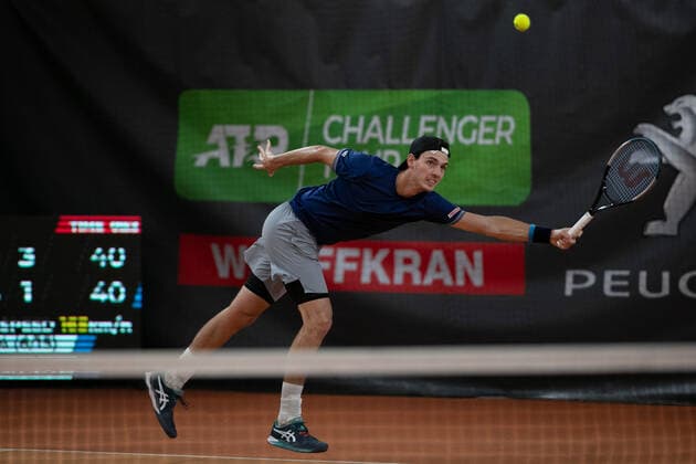 Marc Andrea Huesler SUI Tennis Wolffkran Open ATP Challenger TC Ismaning Ismaning Bavaria Germany 23 October 2020 Â Copyright: xJuergenxHasenkopfx