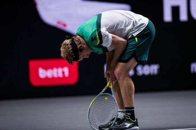 bett1HULKS Championship ATP 250 Cologne, 23 10 2020 Alejandro DAVIDOVICH FOKINA ESP frustrated bett1HULKS Championship ATP 250 on 23 10 2020 in Cologne LANXESSarena , Germany Copyright: xBEAUTIFULxSPORTS Wunderlx