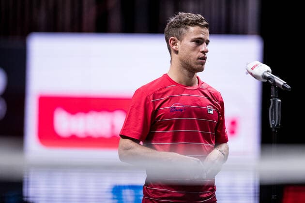 bett1HULKS Championship ATP 250 Cologne, 23 10 2020 Diego SCHWARTZMAN ARG in the winning interview bett1HULKS Championship ATP 250 on 23 10 2020 in Cologne LANXESSarena , Germany Copyright: xBEAUTIFULxSPORTS Wunderlx