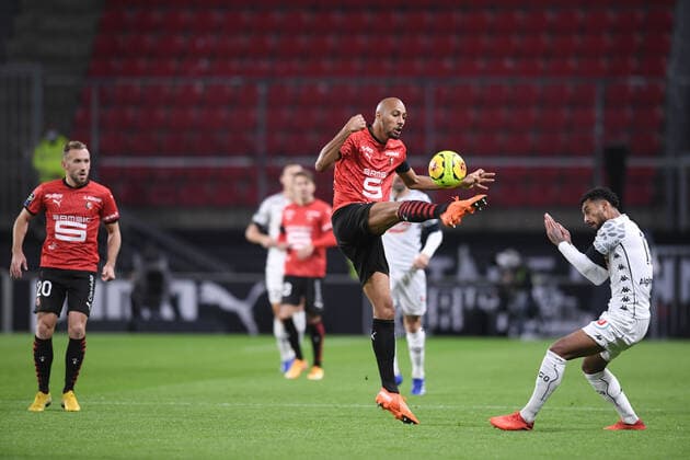 15 STEVEN NZONZI (REN) FOOTBALL : Rennes vs Angers - Ligue 1 Uber Eats - 23 10 2020 FEP Panoramic 