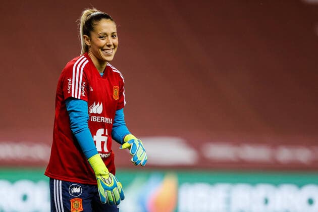 October 23, 2020, Sevilla, SEVILLA, SPAIN: Lola Gallardo of Spain Team during qualifying phase of Euro 2022 womenÃ¢â‚¬â ¢s , football match played between Spain Team and Czech Republic Team at La Cartuja Olympic Stadium on October 23, 2020 in Sevilla, Spain. Sevilla SPAIN - ZUMAa181 20201023_zaa_a181_105 Copyright: xJoaquinxCorcherox