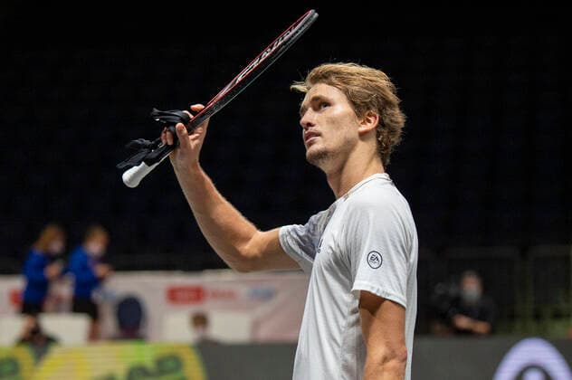Alexander ZVEREV GER vs Adrian MANNARINO FRA , TENNIS, bett1HULKS Championship, 23 10 2020, GER, TENNIS, ATP TOUR, bett1HULKS Championship, Alexander ZVEREV GER vs Adrian MANNARINO FRA , 23 10 2020 KOELN Copyright: xEibnerxPressefotox xBenjaminxSOELZERx EP_BSO