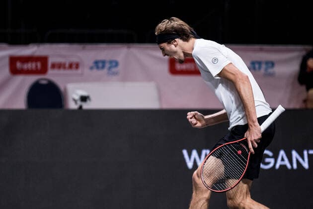 bett1HULKS Championship ATP 250 Cologne, 23 10 2020 Alexander ZVEREV GER cheers bett1HULKS Championship ATP 250 on 23 10 2020 in Cologne LANXESSarena , Germany Copyright: xBEAUTIFULxSPORTS Wunderlx