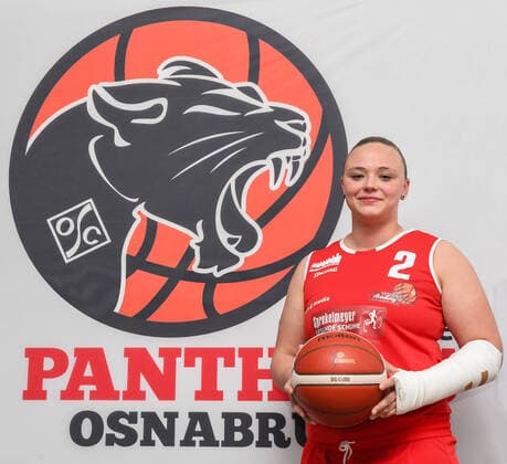 Basketball team shooting Panthers Academy Osnabrück on 23 10 2020 in the OSC hall in Osnabrück Lower Saxony Germany Clara Sophie Schwartz Panthers Academy Osnabrück, 2 DBBL North, portrait date 2020 2021