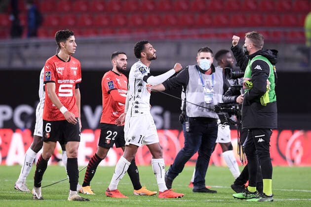 JOIE - FAIR PLAY - 10 ANGELO FULGINI (SCO) FOOTBALL : Rennes vs Angers - Ligue 1 Uber Eats - 23 10 2020 FEP Panoramic 