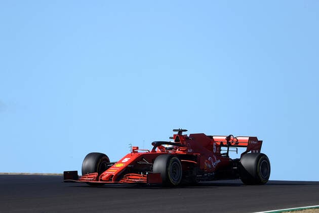 FORMULA 1 HEINEKEN PORTUGUESE GRAND PRIX 2020 23 10 2020, Autodromo Internacional do Algarve, Portimao, FORMULA 1 HEINEKEN PORTUGUESE GRAND PRIX 2020, in the picture Sebastian Vettel GER 5 , Scuderia Ferrari nordphotoxBratic nph00250