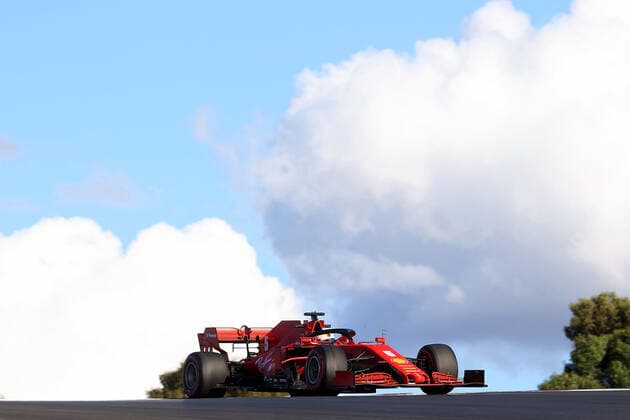 FORMULA 1 HEINEKEN PORTUGUESE GRAND PRIX 2020 23 10 2020, Autodromo Internacional do Algarve, Portimao, FORMULA 1 HEINEKEN PORTUGUESE GRAND PRIX 2020, in the picture Sebastian Vettel GER 5 , Scuderia Ferrari nordphotoxBratic nph00250