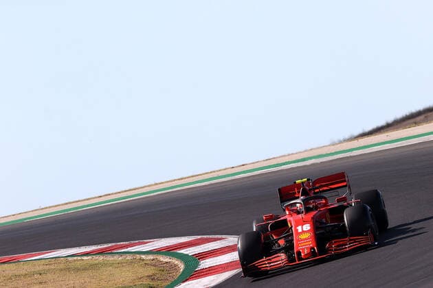 FORMULA 1 HEINEKEN PORTUGUESE GRAND PRIX 2020 23 10 2020, Autodromo Internacional do Algarve, Portimao, FORMULA 1 HEINEKEN PORTUGUESE GRAND PRIX 2020, in the picture Charles Leclerc MCO 16 , Scuderia Ferrari nordphotoxBratic nph00250