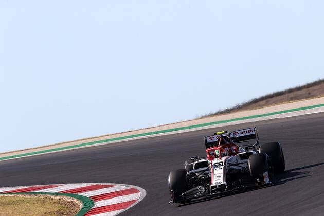 FORMULA 1 HEINEKEN PORTUGUESE GRAND PRIX 2020 23 10 2020, Autodromo Internacional do Algarve, Portimao, FORMULA 1 HEINEKEN PORTUGUESE GRAND PRIX 2020, in the picture Antonio Giovinazzi ITA 99 , Alfa Romeo Racing ORLEN nordphotoxBratic nph00250