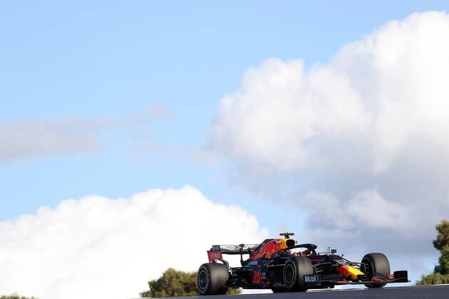 FORMULA 1 HEINEKEN PORTUGUESE GRAND PRIX 2020 23 10 2020, Autodromo Internacional do Algarve, Portimao, FORMULA 1 HEINEKEN PORTUGUESE GRAND PRIX 2020, in the picture Max Verstappen NEL 33 , Aston Martin Red Bull Racing nordphotoxBratic nph00250