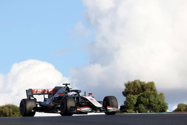 FORMULA 1 HEINEKEN PORTUGUESE GRAND PRIX 2020 23 10 2020, Autodromo Internacional do Algarve, Portimao, FORMULA 1 HEINEKEN PORTUGUESE GRAND PRIX 2020, in the picture Romain Grosjean FRA 8 , Haas F1 Team nordphotoxBratic nph00250