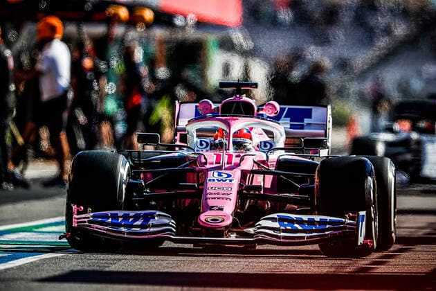 FORMULA 1 HEINEKEN PORTUGUESE GRAND PRIX 2020 23 10 2020, Autodromo Internacional do Algarve, Portimao, FORMULA 1 HEINEKEN PORTUGUESE GRAND PRIX 2020, in the picture Sergio Perez MEX 11 , BWT Racing Point F1 Team nordphotoxBratic nph00250