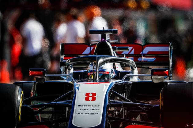 FORMULA 1 HEINEKEN PORTUGUESE GRAND PRIX 2020 23 10 2020, Autodromo Internacional do Algarve, Portimao, FORMULA 1 HEINEKEN PORTUGUESE GRAND PRIX 2020, in the picture Romain Grosjean FRA 8 , Haas F1 Team nordphotoxBratic nph00250