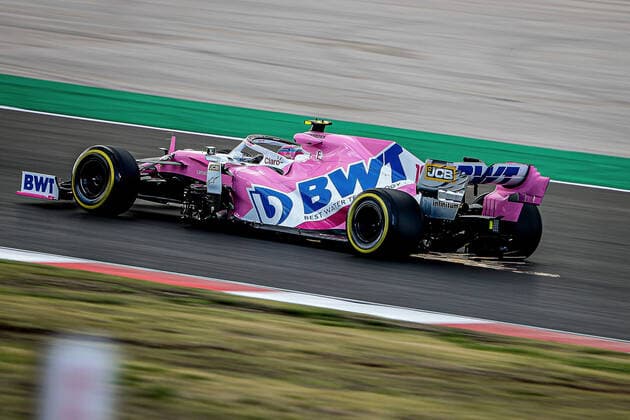 FORMULA 1 HEINEKEN PORTUGUESE GRAND PRIX 2020 23 10 2020, Autodromo Internacional do Algarve, Portimao, FORMULA 1 HEINEKEN PORTUGUESE GRAND PRIX 2020, in the picture Lance Stroll CAN 18 , BWT Racing Point F1 Team nordphotoxBratic nph00250