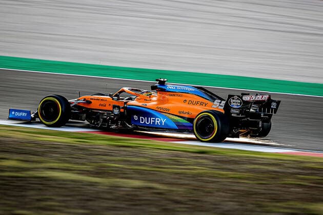 FORMULA 1 HEINEKEN PORTUGUESE GRAND PRIX 2020 23 10 2020, Autodromo Internacional do Algarve, Portimao, FORMULA 1 HEINEKEN PORTUGUESE GRAND PRIX 2020, in the picture Carlos Sainz Jr SPA 55 , McLaren F1 Team nordphotoxBratic nph00250