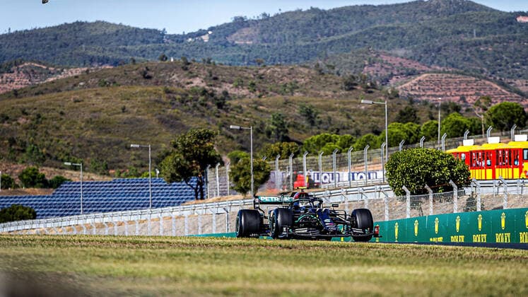 FORMULA 1 HEINEKEN PORTUGUESE GRAND PRIX 2020 23 10 2020, Autodromo Internacional do Algarve, Portimao, FORMULA 1 HEINEKEN PORTUGUESE GRAND PRIX 2020, in the picture Valtteri Bottas FIN 77 , Mercedes AMG Petronas F1 Team nordphotoxBratic nph00250