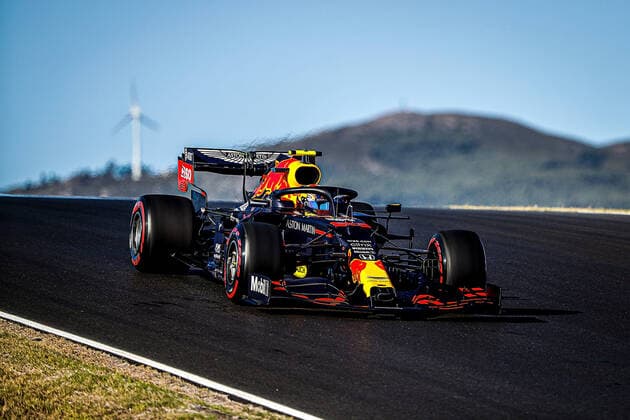 FORMULA 1 HEINEKEN PORTUGUESE GRAND PRIX 2020 23 10 2020, Autodromo Internacional do Algarve, Portimao, FORMULA 1 HEINEKEN PORTUGUESE GRAND PRIX 2020, in the picture Alexander Albon GBR 23 , Aston Martin Red Bull Racing nordphotoxBratic nph00250