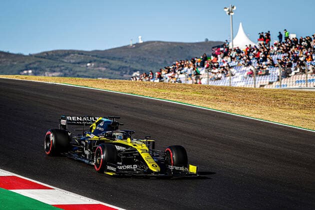 FORMULA 1 HEINEKEN PORTUGUESE GRAND PRIX 2020 23 10 2020, Autodromo Internacional do Algarve, Portimao, FORMULA 1 HEINEKEN PORTUGUESE GRAND PRIX 2020, in the picture Daniel Ricciardo AUS 3 , Renault DP World F1 Team nordphotoxBratic nph00250