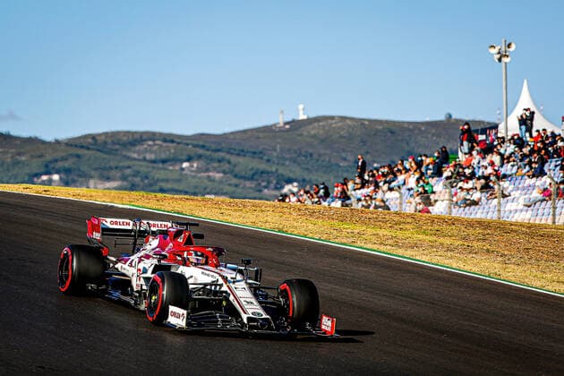 FORMULA 1 HEINEKEN PORTUGUESE GRAND PRIX 2020 23 10 2020, Autodromo Internacional do Algarve, Portimao, FORMULA 1 HEINEKEN PORTUGUESE GRAND PRIX 2020, in the picture Kimi Raikkonen FIN 7 , Alfa Romeo Racing ORLEN nordphotoxBratic nph00250