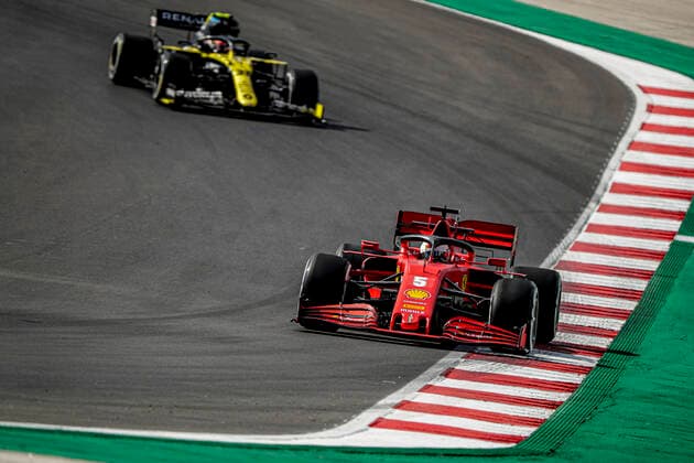 Motorsports FIA Formula One World Championship 2020, Grand Prix of Portugal, 5 Sebastian Vettel GER, Scuderia Ferrari Mission Winnow , Portimao Portugal