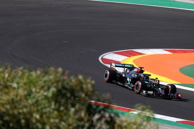 FORMULA 1 HEINEKEN PORTUGUESE GRAND PRIX 2020 24 10 2020, Autodromo Internacional do Algarve, Portimao, FORMULA 1 HEINEKEN PORTUGUESE GRAND PRIX 2020, in the picture Lewis Hamilton GB 44 , Mercedes AMG Petronas F1 Team nordphotoxBratic nph00250