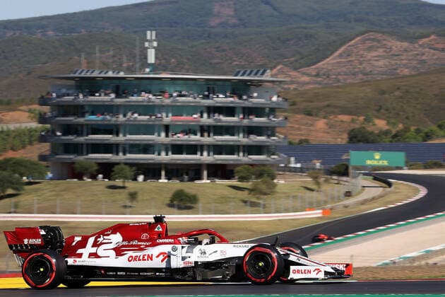 FORMULA 1 HEINEKEN PORTUGUESE GRAND PRIX 2020 24 10 2020, Autodromo Internacional do Algarve, Portimao, FORMULA 1 HEINEKEN PORTUGUESE GRAND PRIX 2020, in the picture Kimi Raikkonen FIN 7 , Alfa Romeo Racing ORLEN nordphotoxBratic nph00250