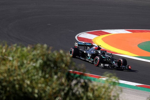 FORMULA 1 HEINEKEN PORTUGUESE GRAND PRIX 2020 24 10 2020, Autodromo Internacional do Algarve, Portimao, FORMULA 1 HEINEKEN PORTUGUESE GRAND PRIX 2020, in the picture Valtteri Bottas FIN 77 , Mercedes AMG Petronas F1 Team nordphotoxBratic nph00250