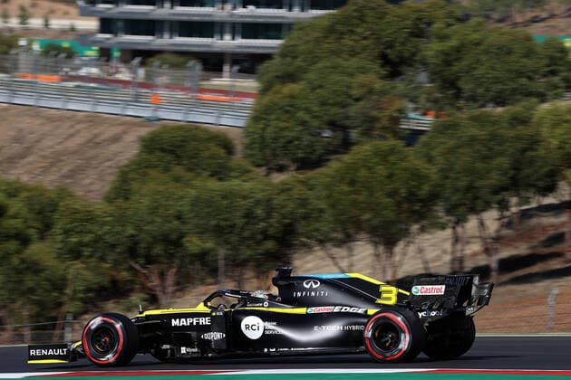 FORMULA 1 HEINEKEN PORTUGUESE GRAND PRIX 2020 24 10 2020, Autodromo Internacional do Algarve, Portimao, FORMULA 1 HEINEKEN PORTUGUESE GRAND PRIX 2020, in the picture Daniel Ricciardo AUS 3 , Renault DP World F1 Team nordphotoxBratic nph00250
