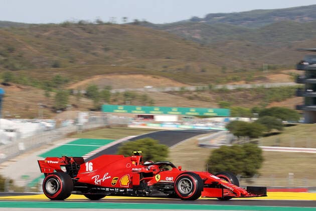 FORMULA 1 HEINEKEN PORTUGUESE GRAND PRIX 2020 24 10 2020, Autodromo Internacional do Algarve, Portimao, FORMULA 1 HEINEKEN PORTUGUESE GRAND PRIX 2020, in the picture Charles Leclerc MCO 16 , Scuderia Ferrari nordphotoxBratic nph00250