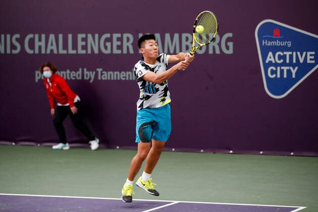 In the picture Chun Hsin TSENG TPE at the FUTURE NORD ITF World Tennis Tour M25 on 24 10 2020 in Hamburg Hamburg Tennis Association, Germany