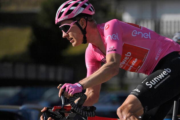 Photo Marco Alpozzi LaPresse October 24, 2020 Italy Cycling Giro d Italia 2020 - 103th edition - Stage 20 - From Alba to Sestriere In the pic: KELDERMAN Wilco TEAM SUNWEB  Copyright: xMarcoxAlpozzi LaPressex