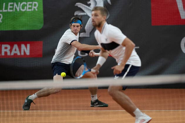 Lloyd Glasspool, Alex Lawson, Men?s Doubles, Final, Final Tennis Wolffkran Open ATP Challenger TC Ismaning Ismaning Bavaria Germany 24 October 2020 Â Copyright: xJuergenxHasenkopfx