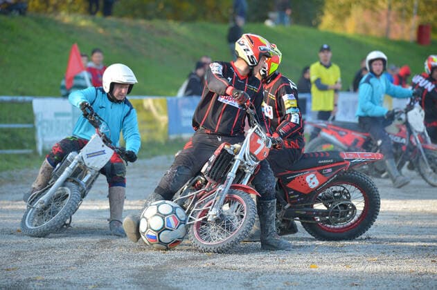 24 10 2020,Motoball Bundesliga, MSC Philippsburg vs Typhoon Mörsch The opponent must be played with close ball control ksp
