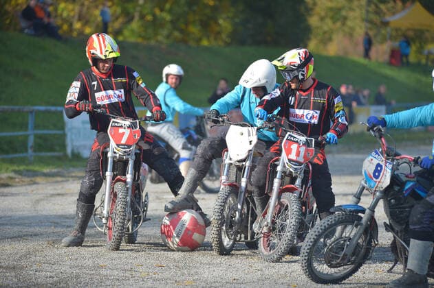 24 10 2020,Motoball Bundesliga, MSC Philippsburg vs Typhoon Mörsch Duel for the ball ksp