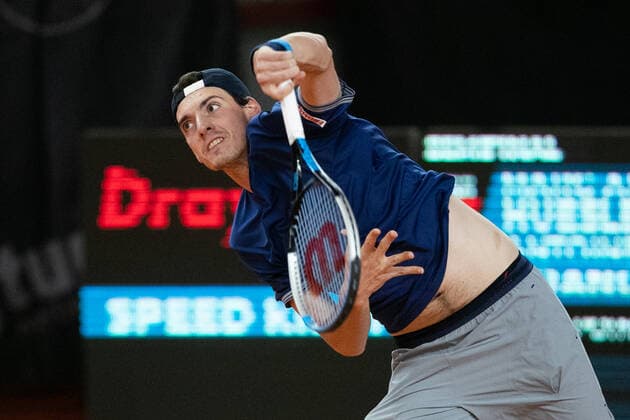Marc Andrea Huesler SUI Tennis Wolffkran Open ATP Challenger TC Ismaning Ismaning Bavaria Germany 24 October 2020 Â Copyright: xJuergenxHasenkopfx